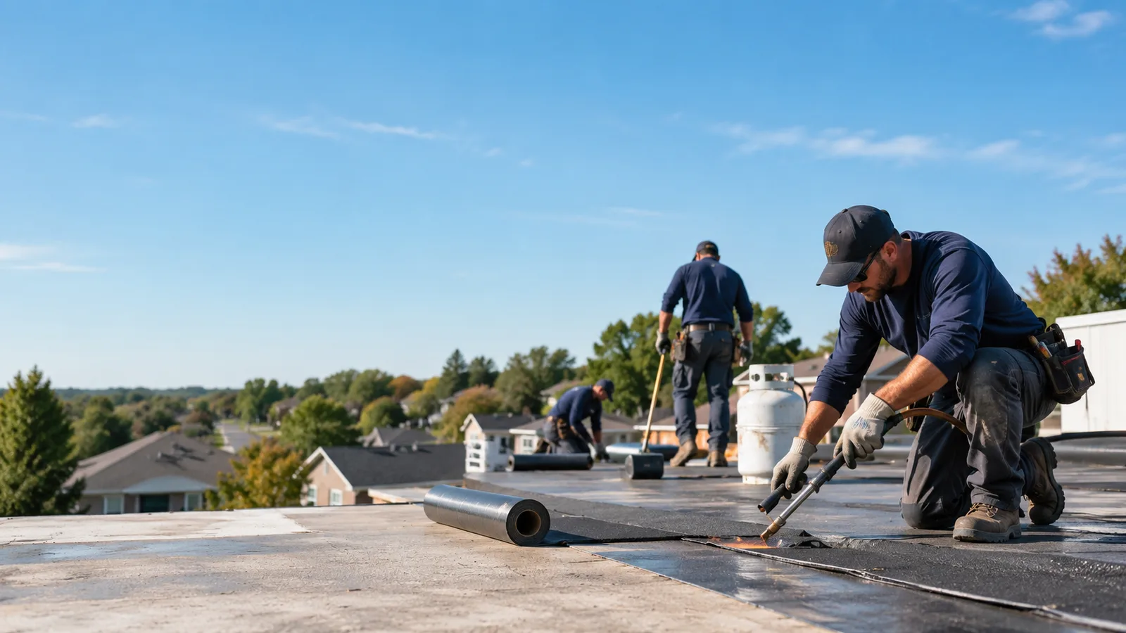 Flat Roof Leak Repair providers in Advance, NC